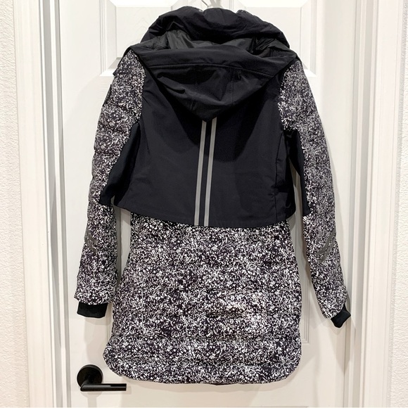 ๐ Canada Goose Black Label CW Hybridge Down Reflective Long Puffer Coat XS - Picture 10 of 16